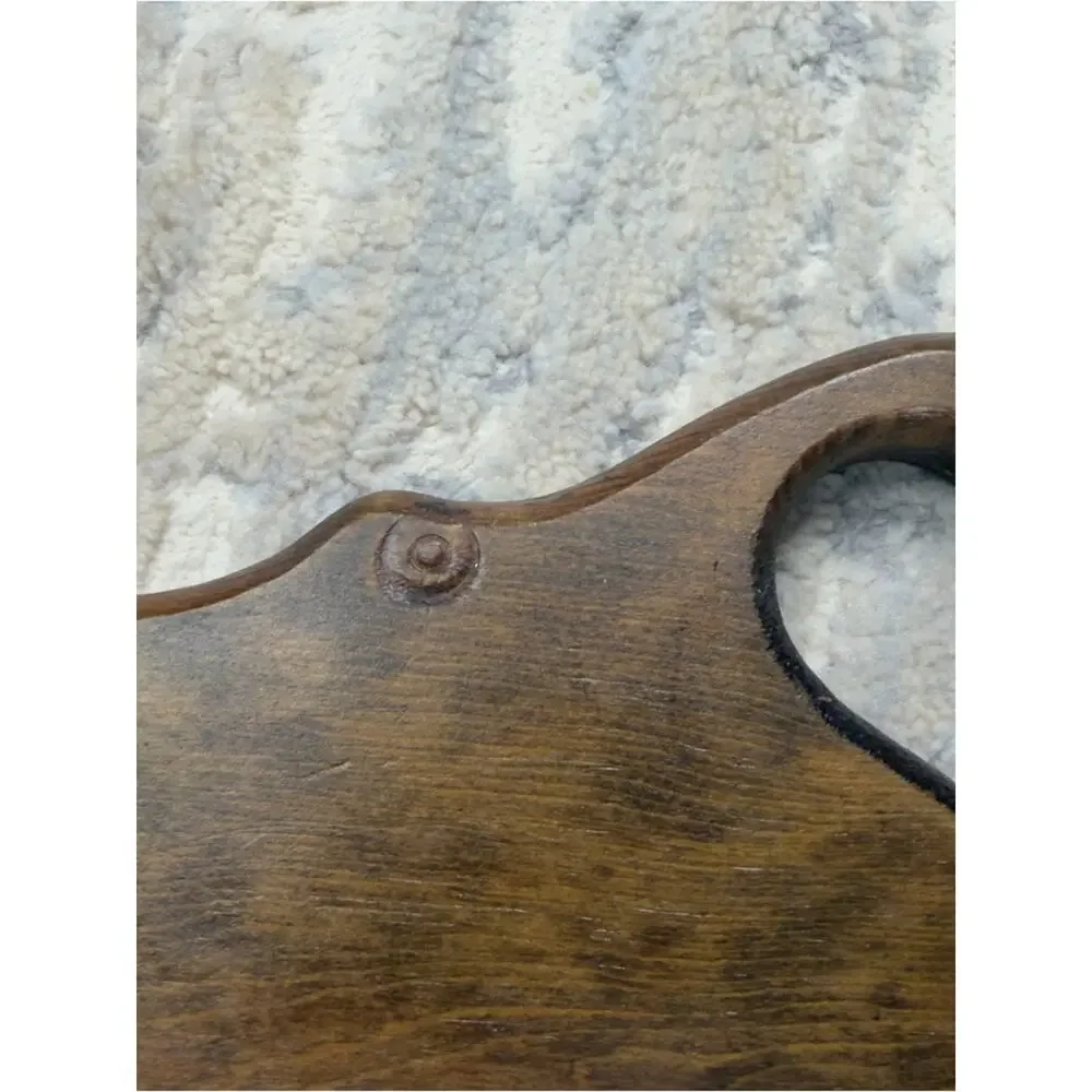 Vintage Wooden Country Hanging Heart Shelf 9” x 23” w/wooden hanging hearts